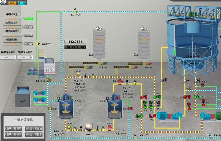 <strong>伊科菲斯环保型浓度计及利马克雷达液位计在中国五矿集团安徽某矿</strong>