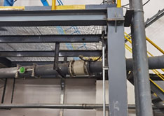 Na-22放射性仪表 金矿溢流管道密度测量现场案例